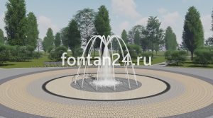 Фонтан для парка "Гармония" ø=3 м