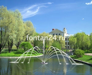 Плавающий фонтан "Веер", h=12 м Плавающий фонтан "Веер", h=12 м