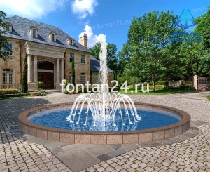 Уличный фонтан "Живой цветок" ø=7 м