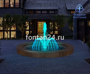 Фонтан для города "Вулкан средний" ø=3 м Фонтан для города "Вулкан средний" ø=3 м