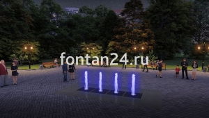 Уличный фонтан "Вектор" 4x1 м