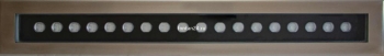 Подводный RGBW LED-прожектор линейный, 18 диодов, 29 Вт 12-24V DC